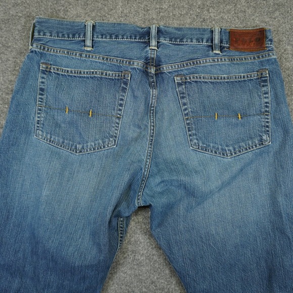 Polo Ralph Lauren Jeans Mens 38x30 Blue Classic Fit 867 Straight Medium Denim - Picture 12 of 16